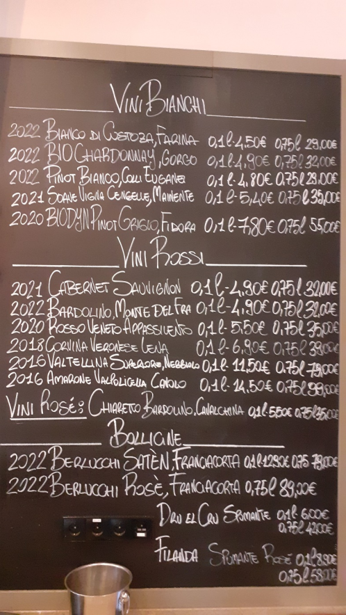 Weinkarte Im Restaurant