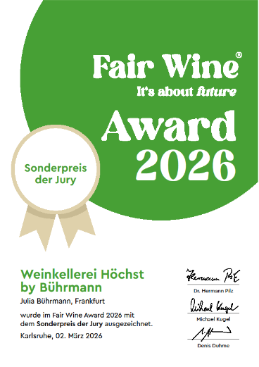 Laudatio: Weinkellerei Höchst – Future Wine Sonderpreis Der Jury 2026