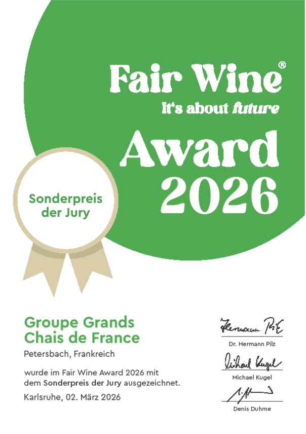 Laudatio: Grands Chais De France (Cgf) – Future Wine Beste Kollektion 2026